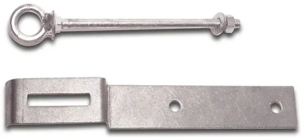 Kellertürarbe, 208 mm, Stahl blank ; Sicherung für Eingänge