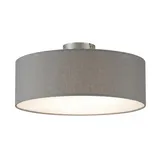meineWunschleuchte Calma 1 E14 rund braun-grau