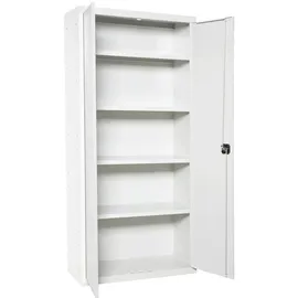 Proregal Stahlschrank AMEGO 180 x 100 x 40 cm Weiß