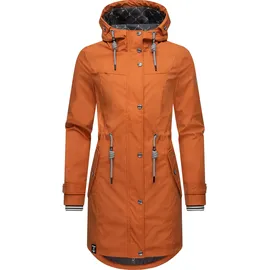 Peak Time "L60042", Damen, Gr. 4XL (48), rot (rotbraun), Obermaterial: 100% Polyurethan, Futter 1: 100% Polyester, Futter 2: 60% Baumwolle, 40% Polyester, Wattierung: 100% Polyester, modisch, tailliert ca.