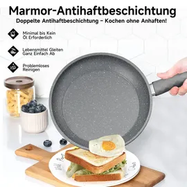 Homelux Topfset Pfannenset 6-tlg, Induktions Töpfe Set mit Deckel, Antihaftbeschichtung, Geschmiedetes Kochgeschirr Set, Kochtopfset für Alle Herdarten