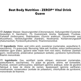 Best Body Low Carb Vital Drink Kaktus-Feige 1000 ml