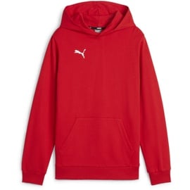 Puma teamGOAL Casuals Hoodie Jungen 01 red/white 164