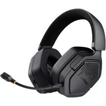 Trust GXT 1493 Ravox Gaming Headset Wireless Bluetooth + 2.4 GHz für PS5 PS4 Switch PC Xbox Mobile, 50mm Treiber, 70H Akkulaufzeit, Over-Ear Kopfhörer Kabellos Bluetooth mit Mikrofon, Schwarz