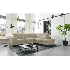 meinSofa Ecksofa Echtleder Linda ¦ ¦ Maße (cm): B: 261 H: 98 T: 209.0