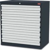 STIER Schubladenschrank mit 8 Schubladen BxTxH 900x575x920 mm