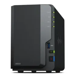 NAS-Netzwerk-Speicher Synology DS223 Realtek Schwarz