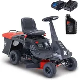 Scheppach - Aufsitzrasenmäher MR230 6PS 61cm 150L Fangsack Hybrid-Start + Öl