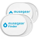 musegear Bluetooth-Schlüsselfinder "Finder mini" in weiß - 2er Pack | Gr.: onesize