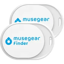 musegear Bluetooth-Schlüsselfinder "Finder mini" in weiß - 2er Pack | Gr.: onesize