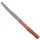 Windmühlenmesser Tomatenmesser 11 cm Kirschholz rostfrei handgeschärft Wellenschliff