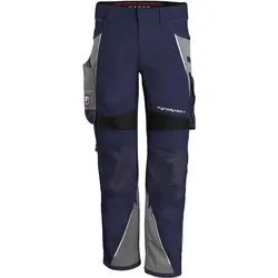 Bundhose "IRON" - L62 (lang) - marine/grau