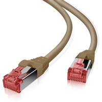 Helos Patchkabel S/FTP CAT 6 braun