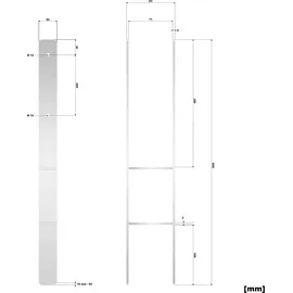 XPOtool Zaunpfosten 71 x 600 mm Stahl feuerverzinkt