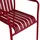 Oviala Gartenstuhl 62 x 85 x 61 cm rot mit Armlehne