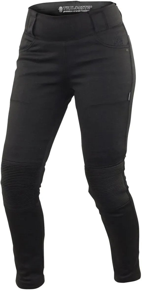 Trilobite Leggings Motorradhose Damen schwarz lang 40/34