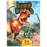 depesche dino world Dino World Sticker-Heft mit Puffy Stickern 20 Seiten mehrfarbig