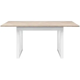Homestyle4u Esstisch 120x80 in Weiß ausziehbar | Gr.: onesize