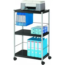 Paperflow Bürowagen anthrazit 3 Ebenen 60,0 x 36,0 x 100,0 cm