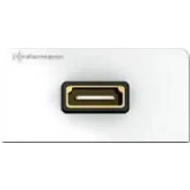 Kindermann HDMI-Verlängerungskabel HDMI weiblich zu HDMI männlich 10 m Hybrid Kupfer/Kohlefaser