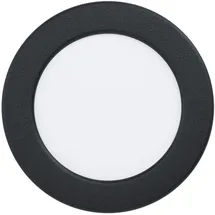 EGLO Einbaustrahler Fueva 5 Ø 11,7 cm rund schwarz