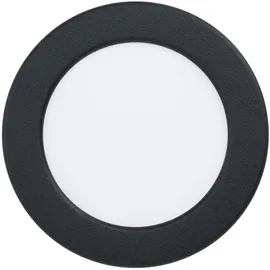 EGLO Einbaustrahler Fueva 5 Ø 11,7 cm rund schwarz