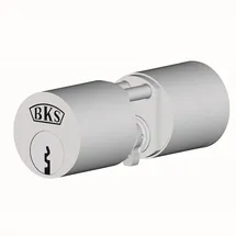BKS GmbH Rundzylinder 3177 BL 25/25mm, mit Schließnase)
