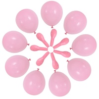 100 Stück 10 Zoll Rosa Latex Luftballons, Luftballon Helium, Hell-Pink Hochzeit Luftballons, Baby Pink Groß Luftballon für Party Dekoration Abschluss Geburtstag Hochzeit Engagement Baby Dusche