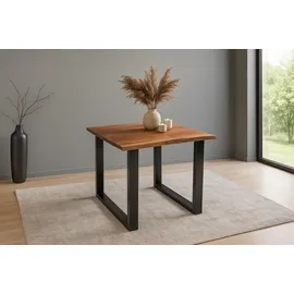 möbelliebling Quinn 90 x 90 cm nussbaumfarben/schwarz