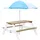 Axi Ø 125 cm Blau/Weiß
