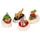 Lemax - Dog Snow Saucer Fun, Set of 4