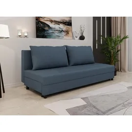 Homesy Schlafcouch 2-Sitzer Blau