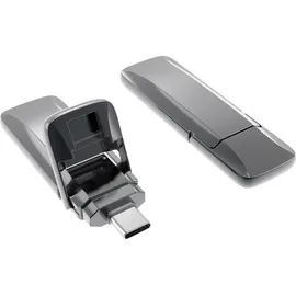 xlyne 7651200 USB-Stick 512GB Grau 7651200 USB-C® (USB 3.2 Gen 2)