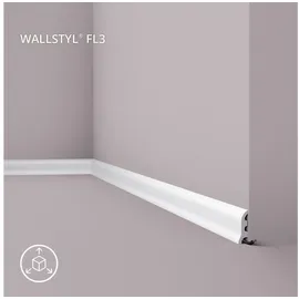 NOEL & MARQUET Nmc FL3 WALLSTYL Noel MARQUET Zierleiste Eckleiste Zeitloses Klassisches Design Weiß
