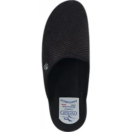 FLY FLOT Hausschuh Pantoffel mit Rauten Muster und leichter Sohle 220063, Größe:43 EU,
