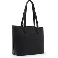 L.Credi Ophelia Shopper Tasche 40 cm schwarz