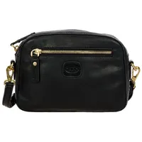 BRIC'S Volterra Umhängetasche Leder 21 cm schwarz