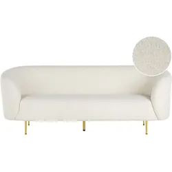 3-Sitzer Sofa Bouclé weiß LOEN