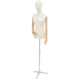 Schaufensterpuppen Schneiderpupp Nähschaufensterpuppe 65-120cm Kleiderständer Körperständer für Boutiquen, Bekleidungsgeschäfte, Schaufenster...