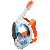 Seacsub Fun +10 Junior-schnorchelmaske - White / Orange - XS-S