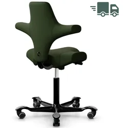 HAG CAPISCO 8106 | Wollstoff Select waldgrün | Gestell schwarz