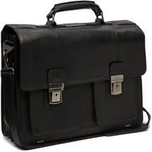 The Chesterfield Brand Springfield Aktentasche Leder 40 cm Laptopfach schwarz