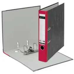 LEITZ Ordner Pappe A4 5,2cm rot 10505025