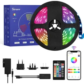Sonoff L2-5M Kit Intelligenter wasserdichter LED-Streifen 5 m RGB-Fernbedienung Wi-Fi-Stromversorgung