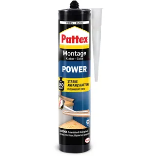 Pattex Montagekleber Power weiß, 370g