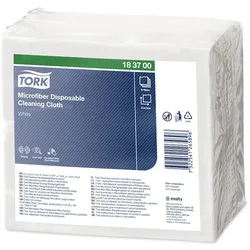 TORK 183700, Mikrofaser, Weiß, Kein Muster, Handwäsche/Maschinenwäsche, 340 mm,