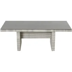LC Garden »Roma« Gartentisch 192x90cm natur Wangentisch Spraystone-Tischplatte