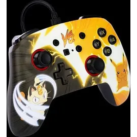PowerA Pokémon: Pikachu vs. Meowth Controller Gelb Nintendo Switch
