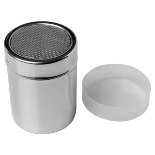 Birkmann Zuckerstreuer, aus Edelstahl, mit Kunststoffdeckel, rostfrei, 8 cm; Ø 6 cm