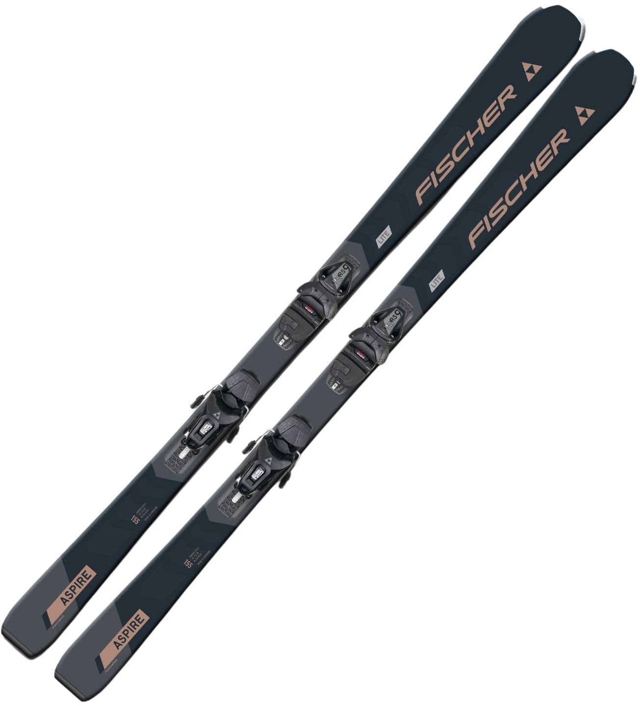 Damenski Ski Alpinski Carvingski On-Piste-Rocker - Fischer Aspire SLR - 160cm - inkl. Bindung RS9 SLR Z3-9 - All Mountain Ski - geeignet für Einsteiger bis Fortgeschrittene